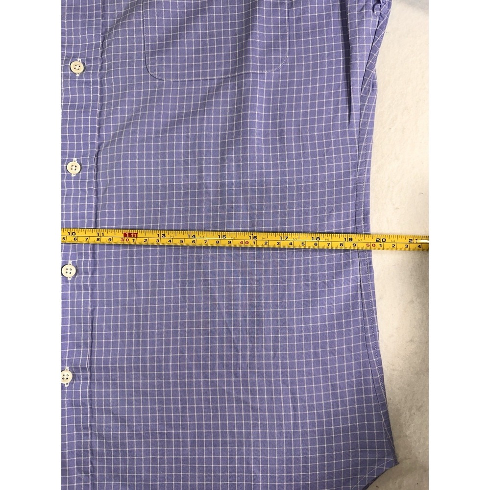 Polo Ralph Lauren Philip Dress Shirt Mens 16.5 32/33 Blue Check Non-Iron - Picture 8 of 11